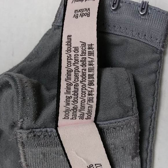 Victoria's Secret Bra Lined Demi/Demi Double Size 36DDD Grey - Picture 7 of 14